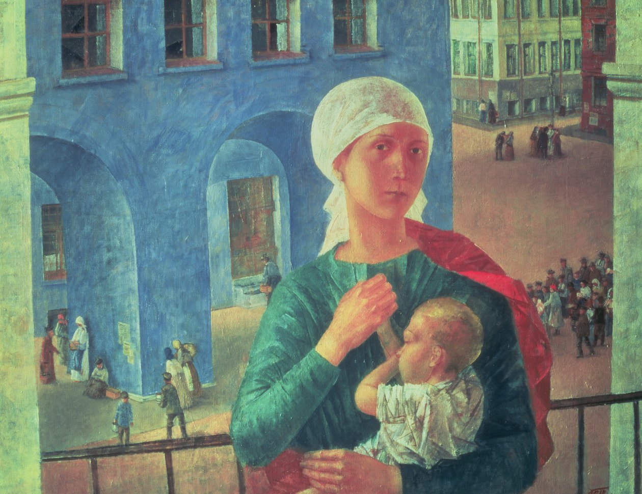 1918 à Petrograd, 1920 - Kuzma Sergeevich Petrov Vodkin