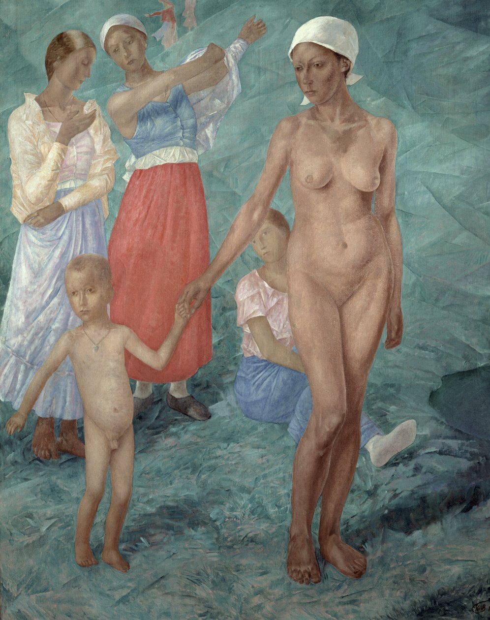 Matin, 1917 - Kuzma Sergeevich Petrov Vodkin