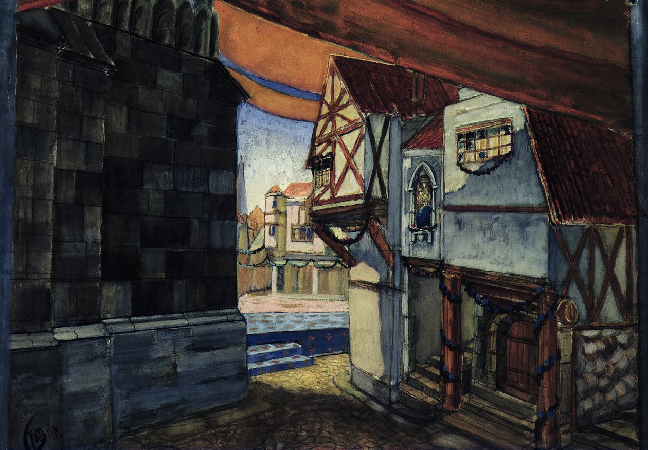 Décor de scène pour l