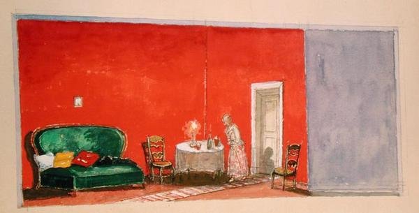 Esquisse des Frères Karamazov de Fiodor Dostoïevski (1821-81), 1927 - Kuzma Sergeevich Petrov Vodkin