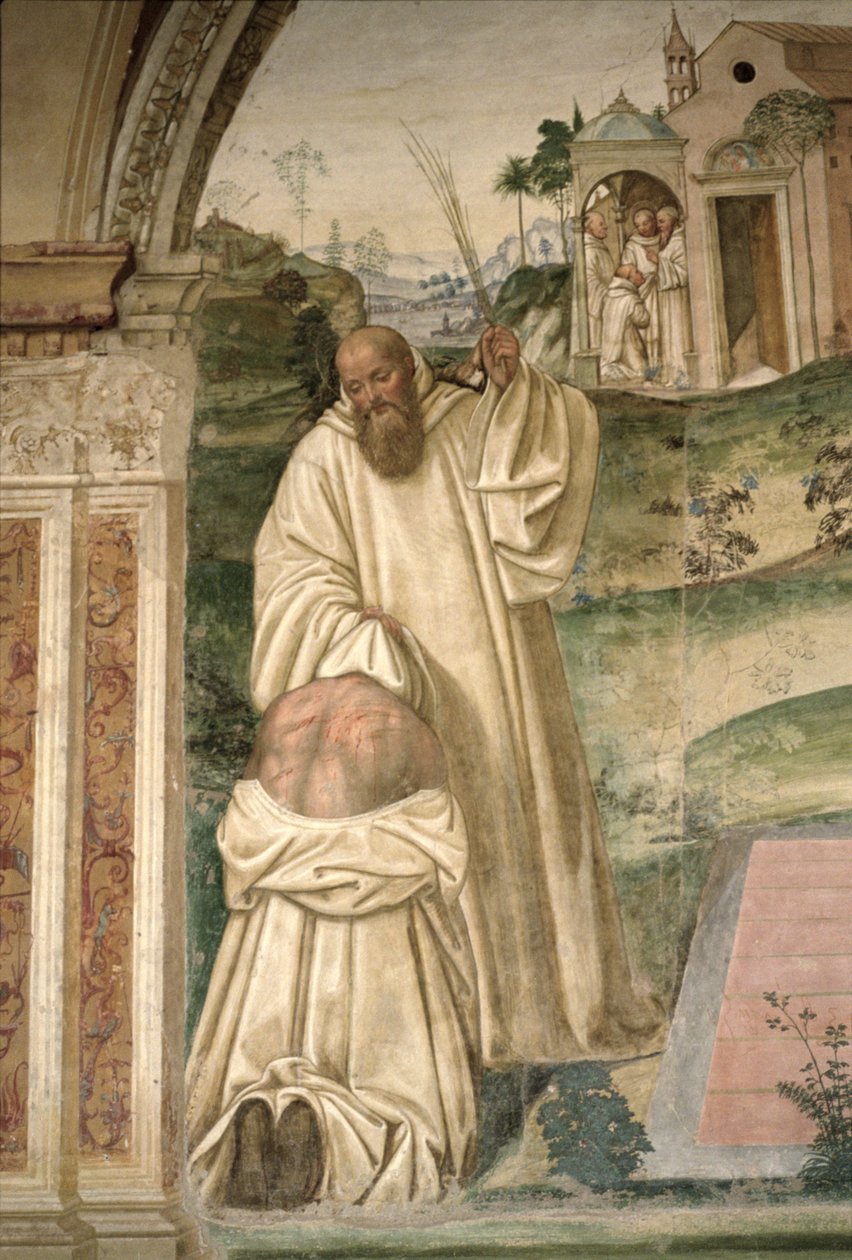 La vie de Saint Benoît (détail) - L. and Sodoma, G. Signorelli