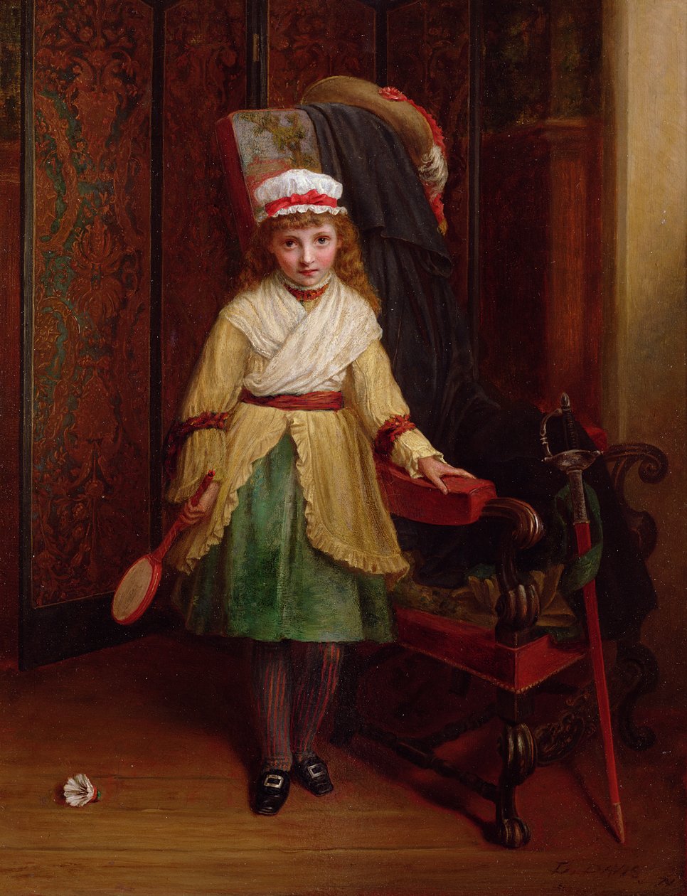 Le joueur de volant, 1874 - L. Davis
