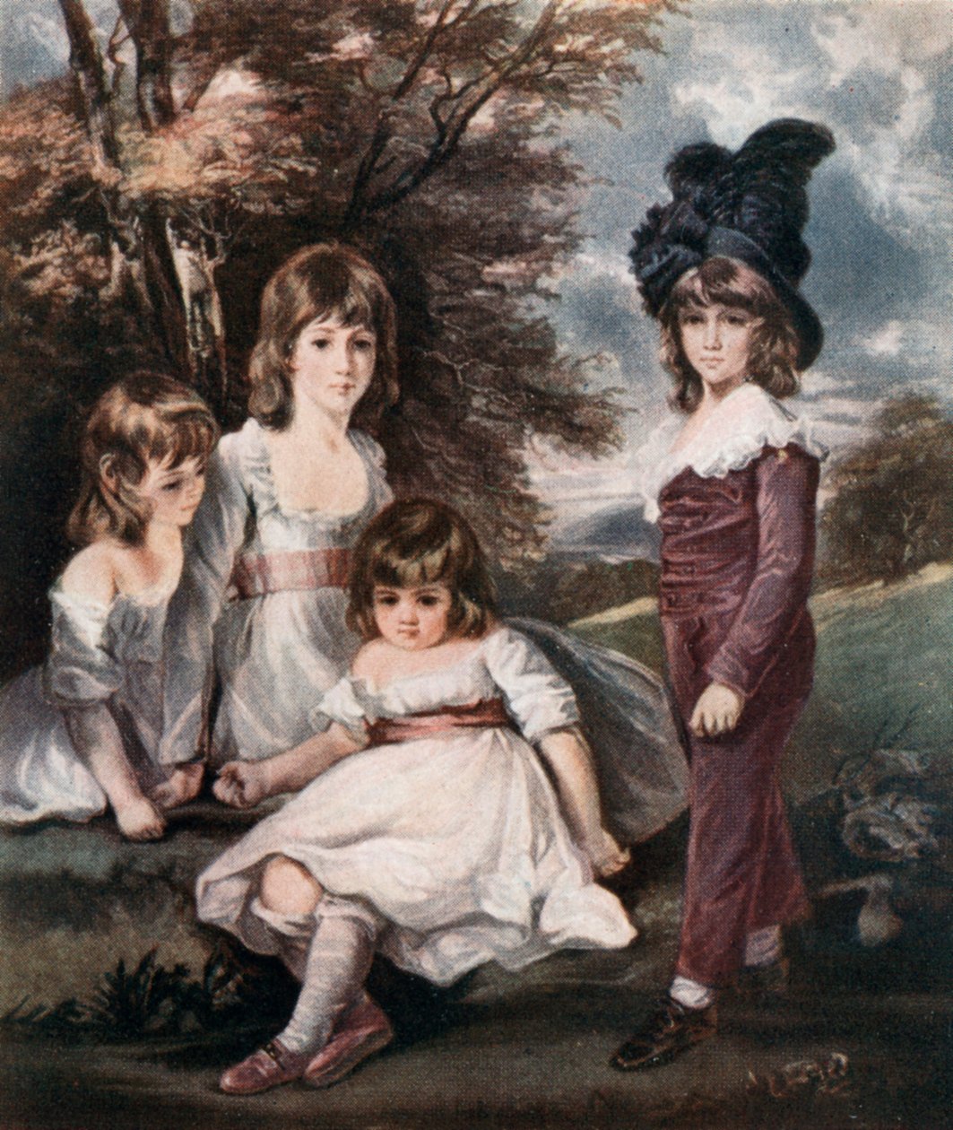 Retraite juvénile, 18ème siècle - L. Edwards