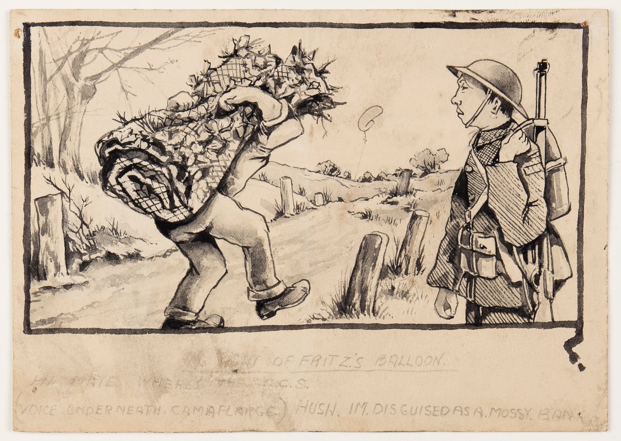 En vue du ballon de Fritz - L. Hogg