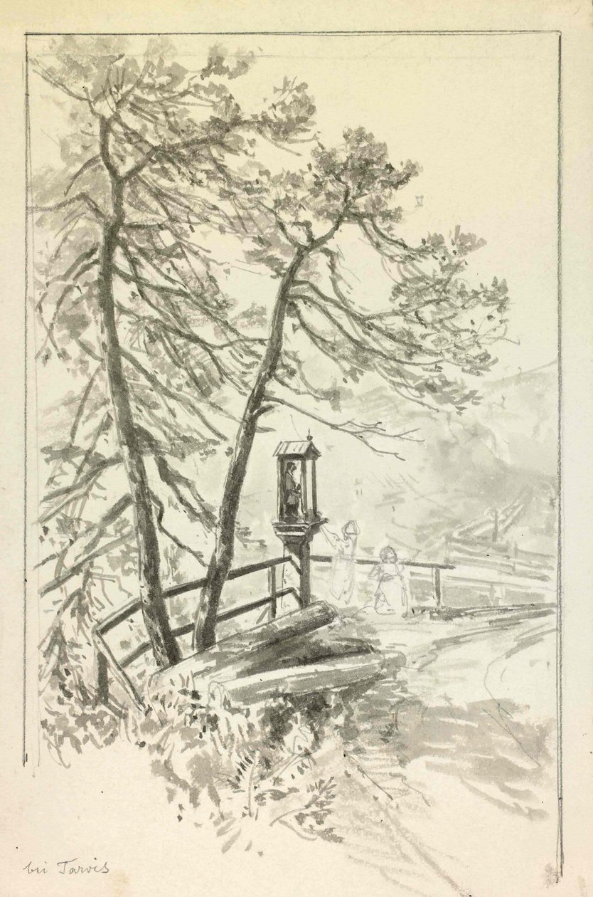 Signe au bord de la route à Trbiz - Ladislav Benesch