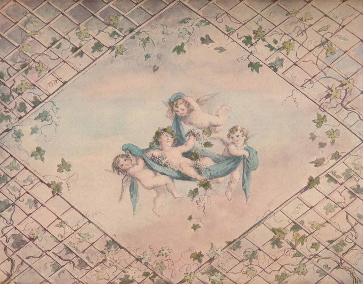Conception pour un plafond, 1903 - Lady Diana Spencer