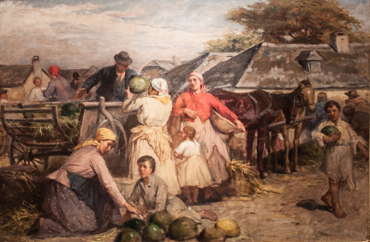 Marché aux melons - Lajos Deak Ebner