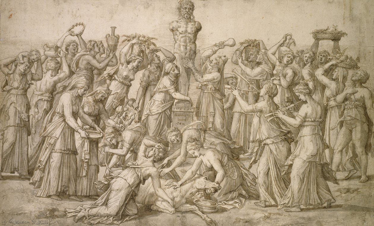 Sacrifice à Priape - Lambert Lombard