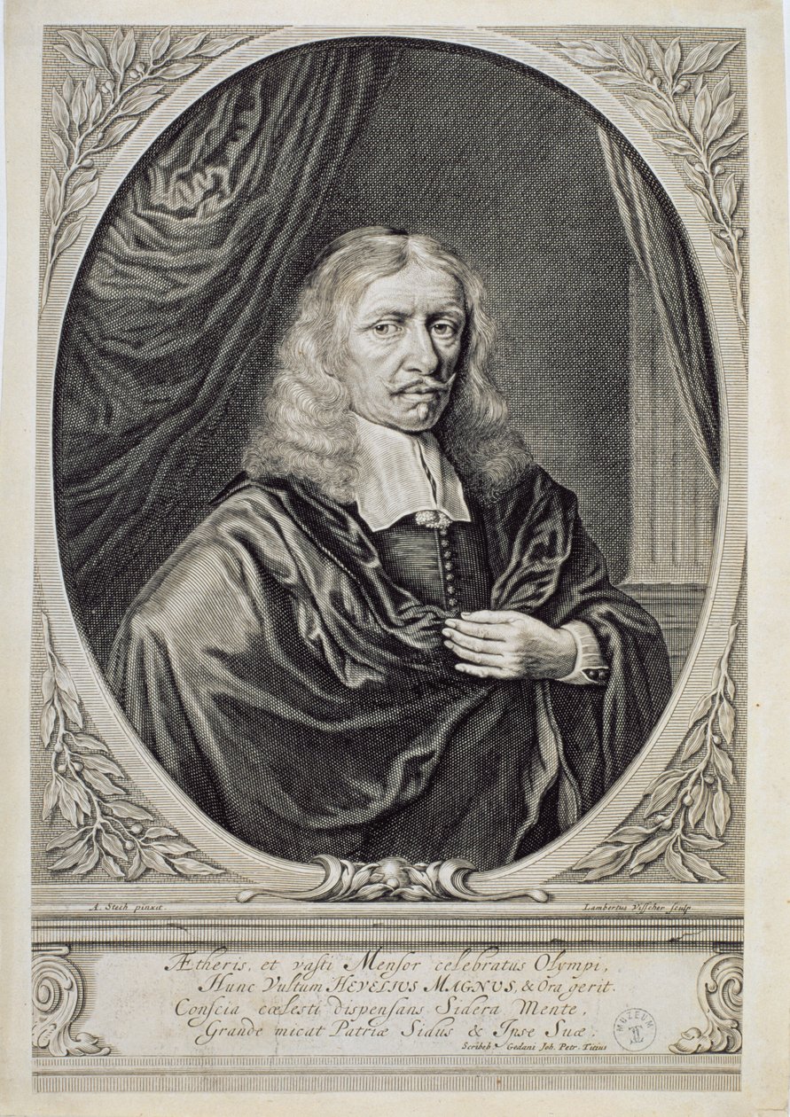 Johannes Hevelius (1611-87) 1668 - Lambert de Visscher