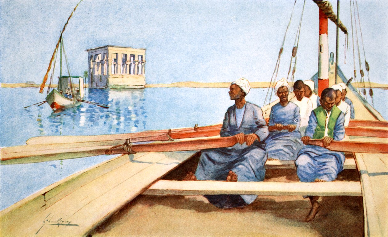 Vers Philae en felouque, 1908 - Lance Thackeray