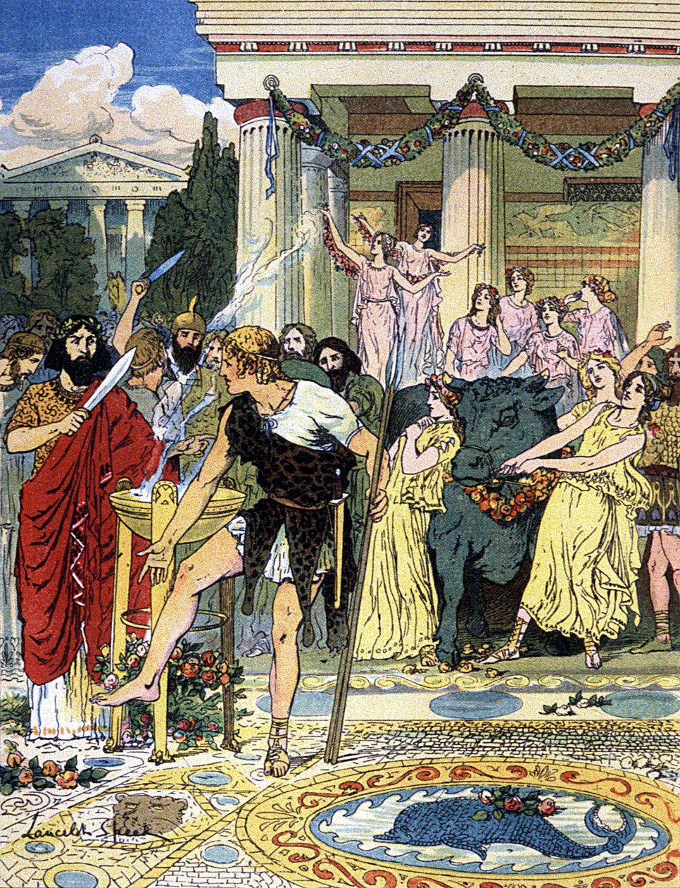 Pelias et Jason, c. 1900 - Lancelot Speed