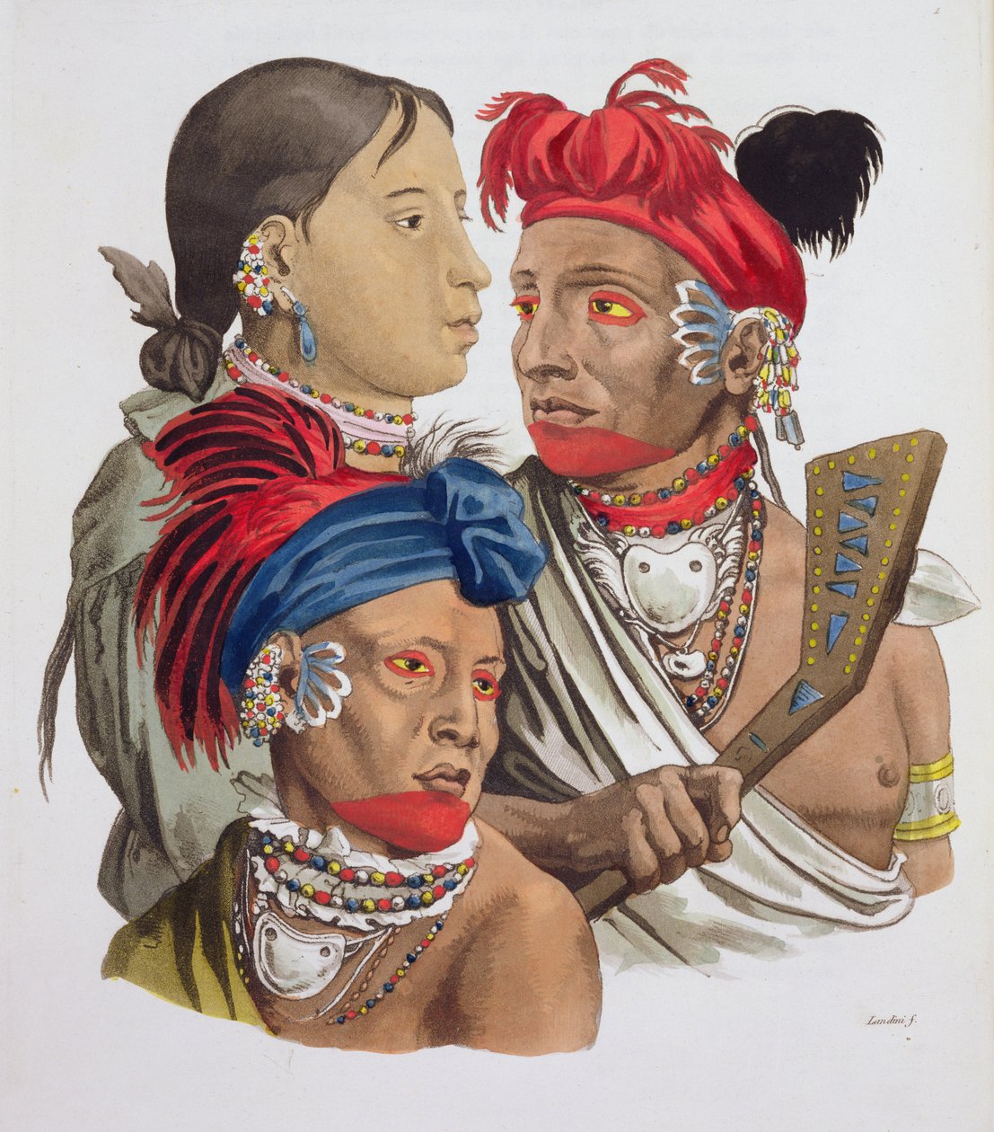 Peuple de la nation Osagi, de 