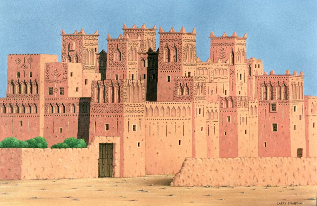 Kasbah, sud du Maroc, 1998 - Larry Smart