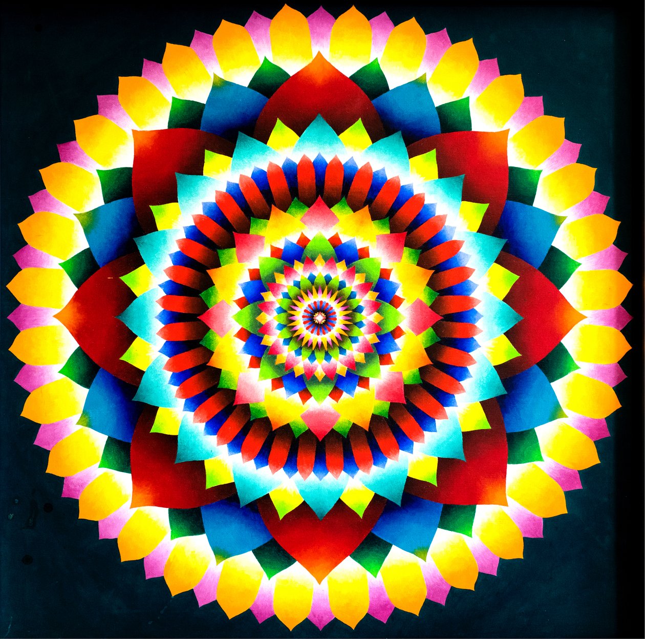 Mandala psychédélique, 1969 - Larry Smart