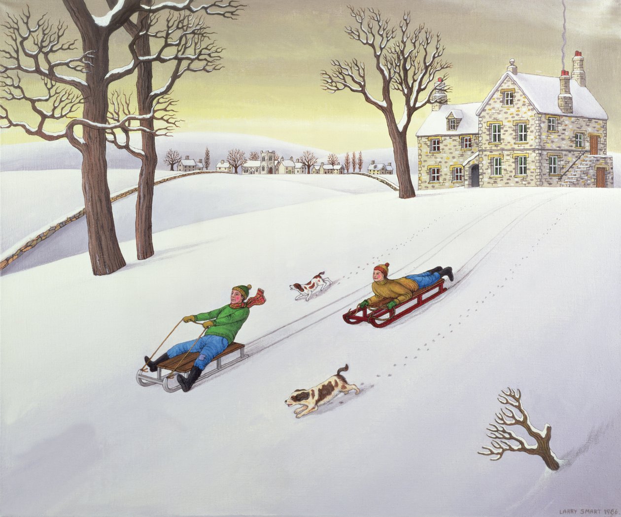 Luge, 1986 - Larry Smart
