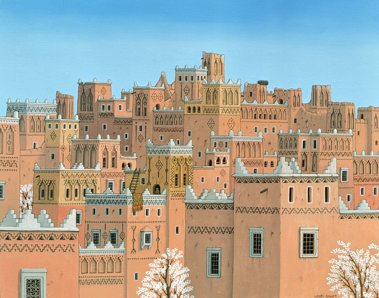 Village, sud du Maroc, 1998 - Larry Smart