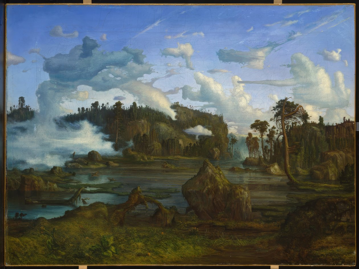 Skogtjern, lac de montagne - Lars Hertervig