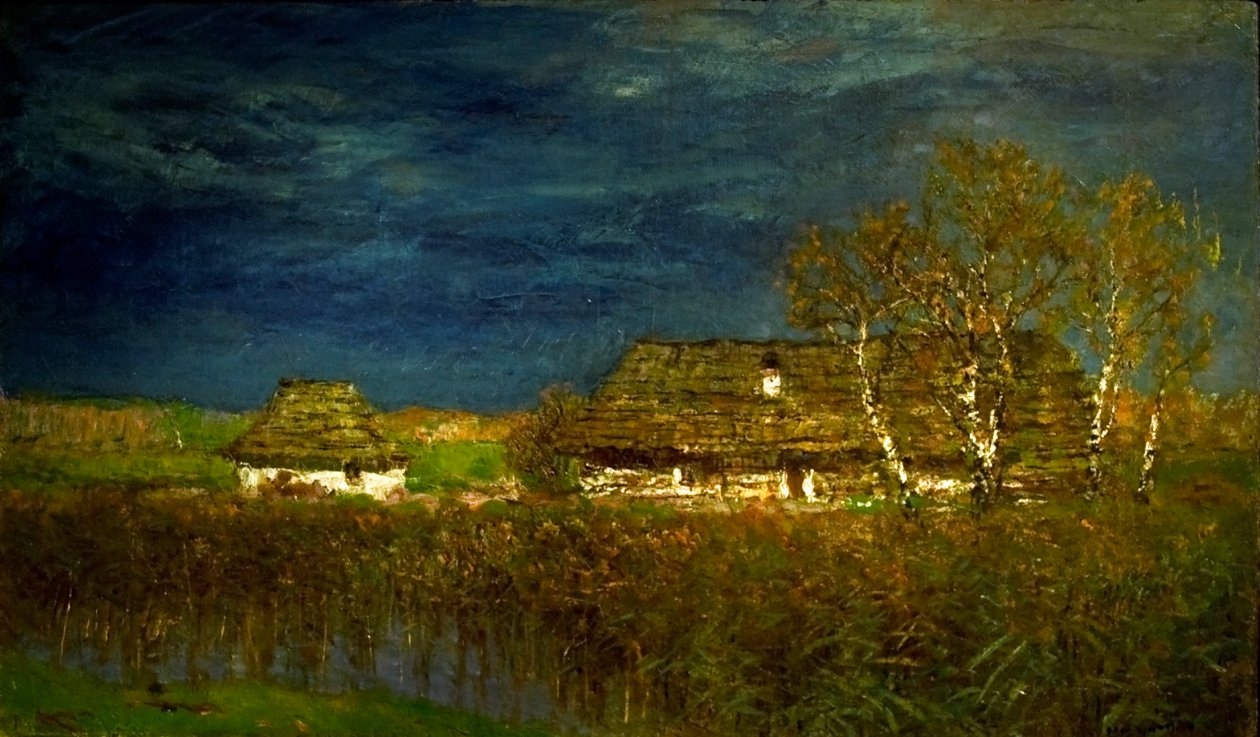 Ferme - Laszlo Mednyanszky