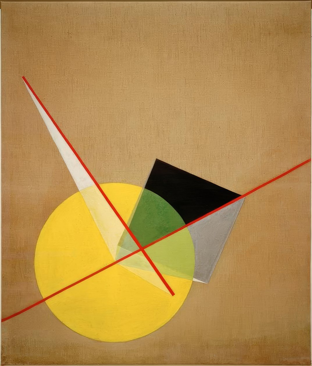 Cercle jaune - Laszlo Moholy Nagy