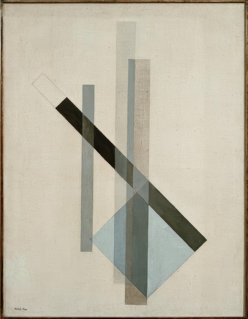 Construction (Architecture en verre) - Laszlo Moholy Nagy