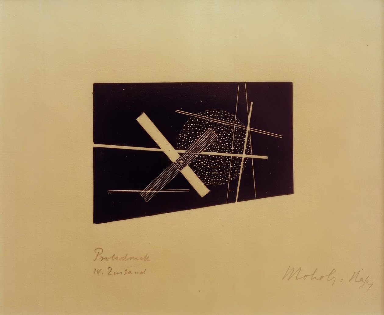 Sans titre (Composition constructiviste) - Laszlo Moholy Nagy