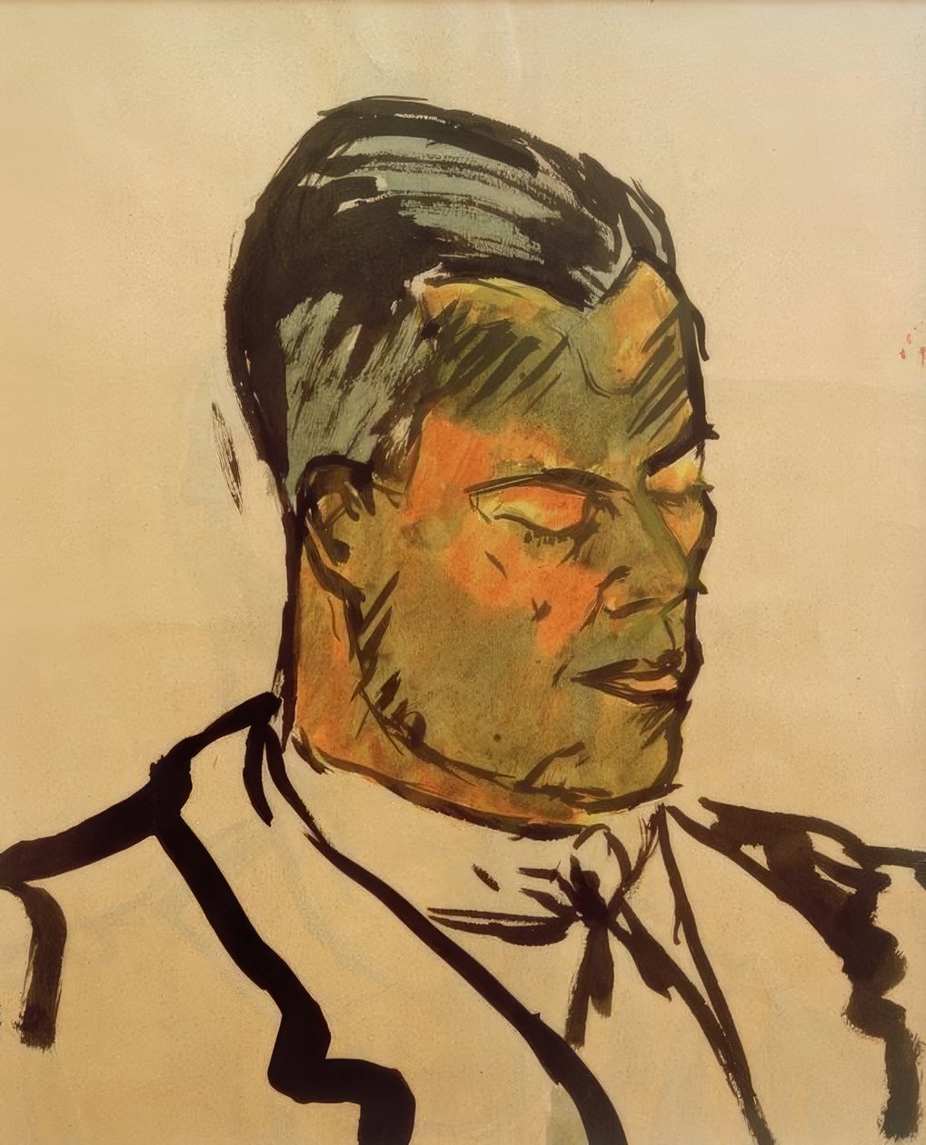 Sans titre (Mon frère Jenő) - Laszlo Moholy Nagy