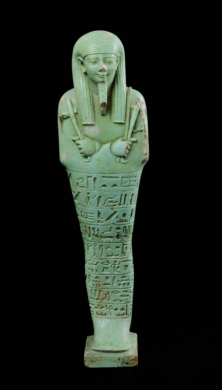 Figurine shabti (faïence) - Late Period Egyptian