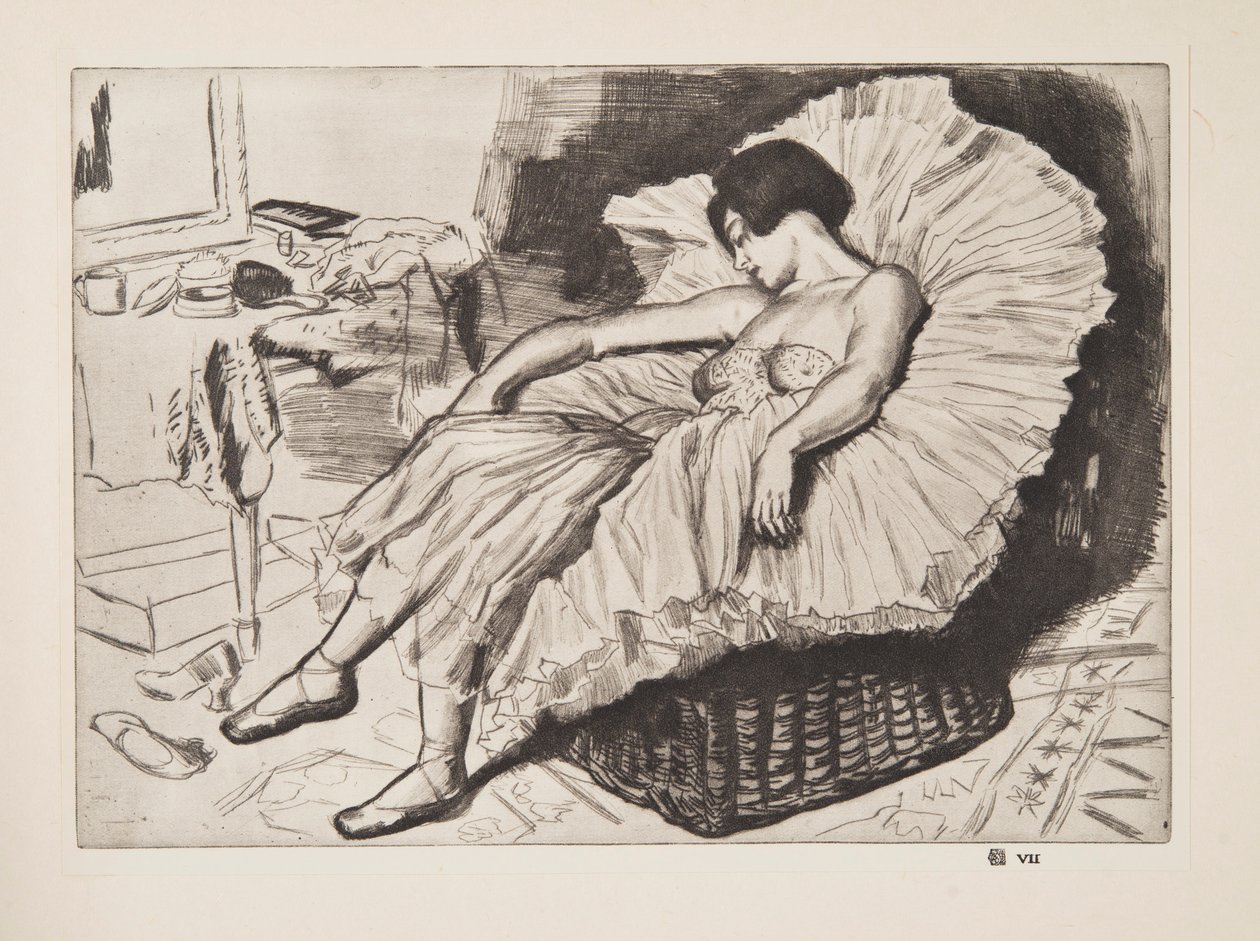 Danseuse endormie - Laura Knight