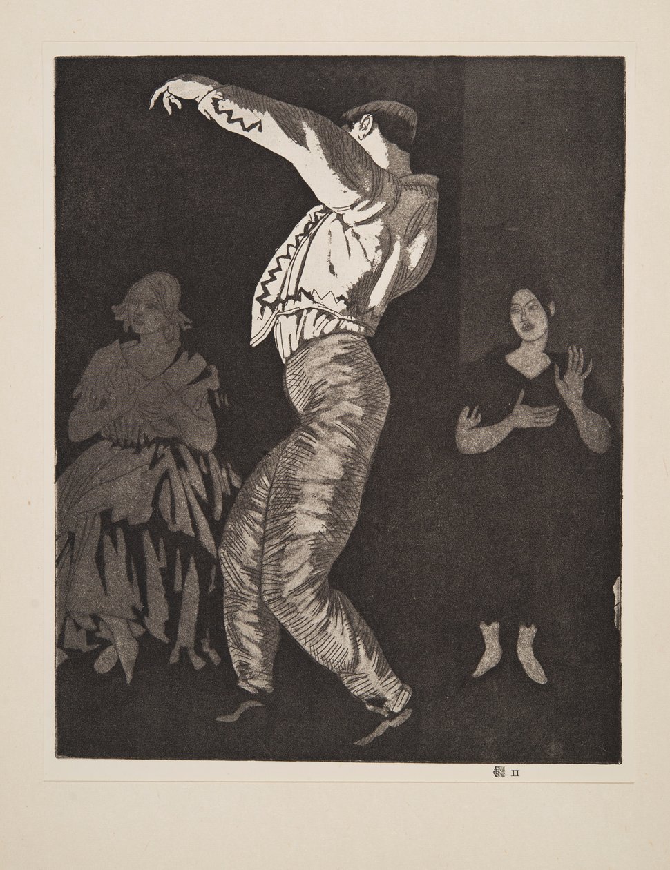 Danseuse espagnole n° II, pub. 1923 - Laura Knight