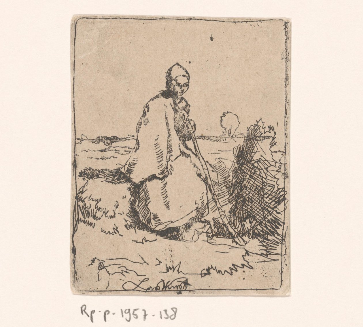Bergère assise - Laurent van der Windt