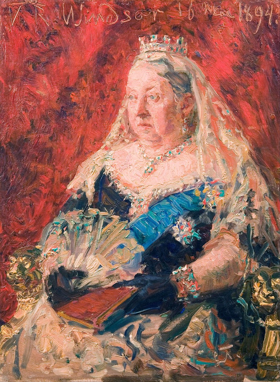 Portrait de la reine Victoria - Laurits Regner Tuxen
