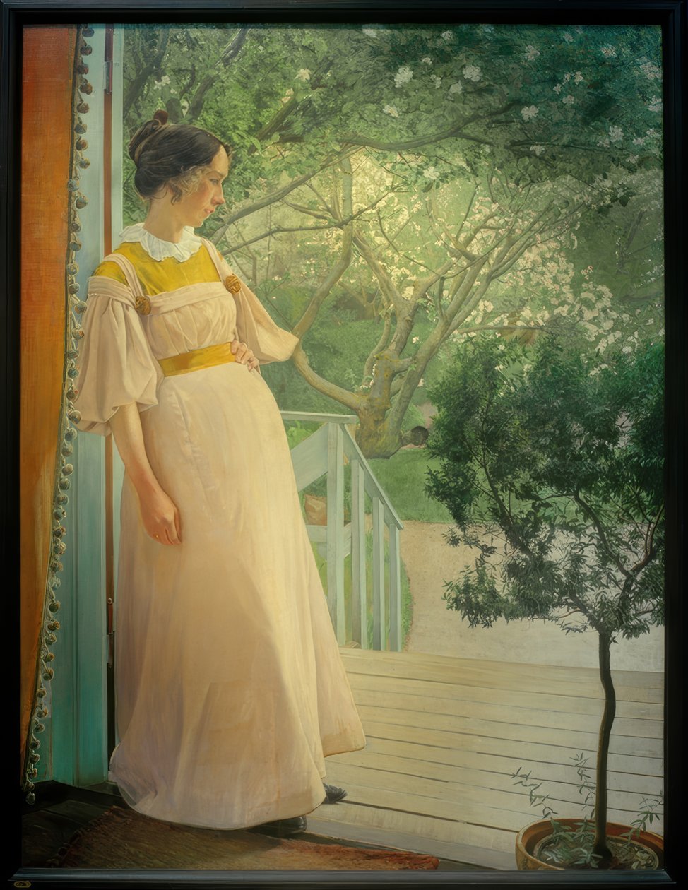 À la porte de la véranda - Laurits Andersen Ring