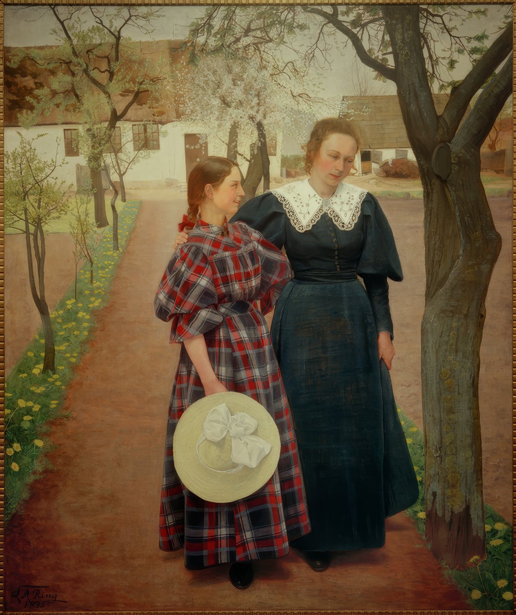 Printemps. Ebba et Sigrid Kähler - Laurits Andersen Ring