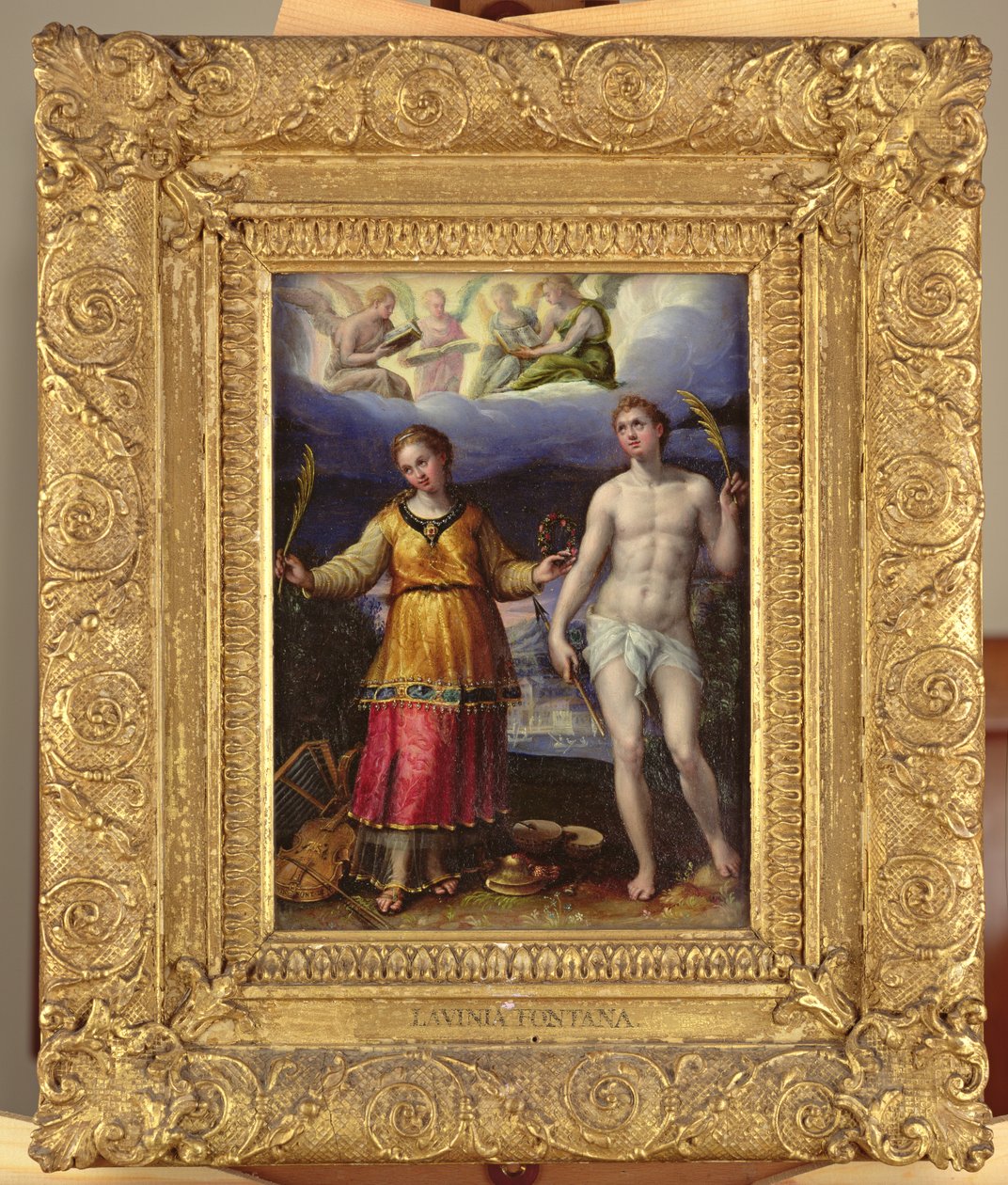 Saint Sébastien et Sainte Cécile - Lavinia Fontana
