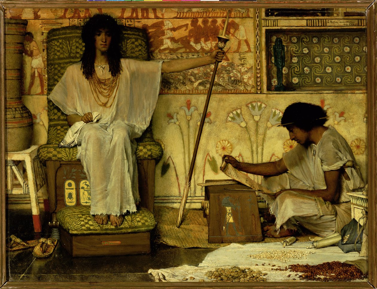 Joseph, surveillant des greniers de Pharaon, 1874 - Lawrence Alma Tadema