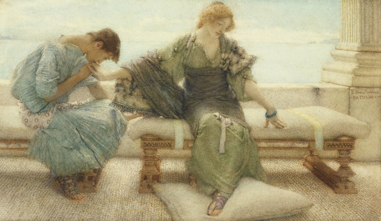 Ne me demandez plus... car à un toucher je cède, 1886 - Lawrence Alma Tadema