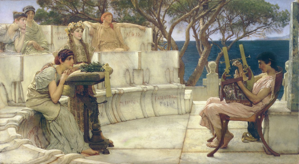 Sappho et Alcée, 1881 - Lawrence Alma Tadema