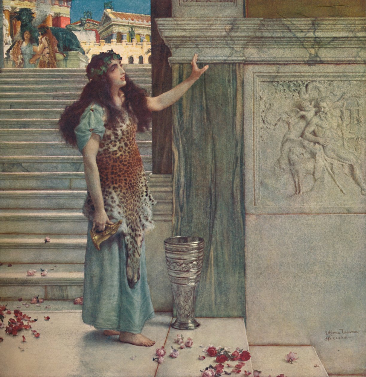 Appel des fidèles, vers 1893 - Lawrence Alma Tadema