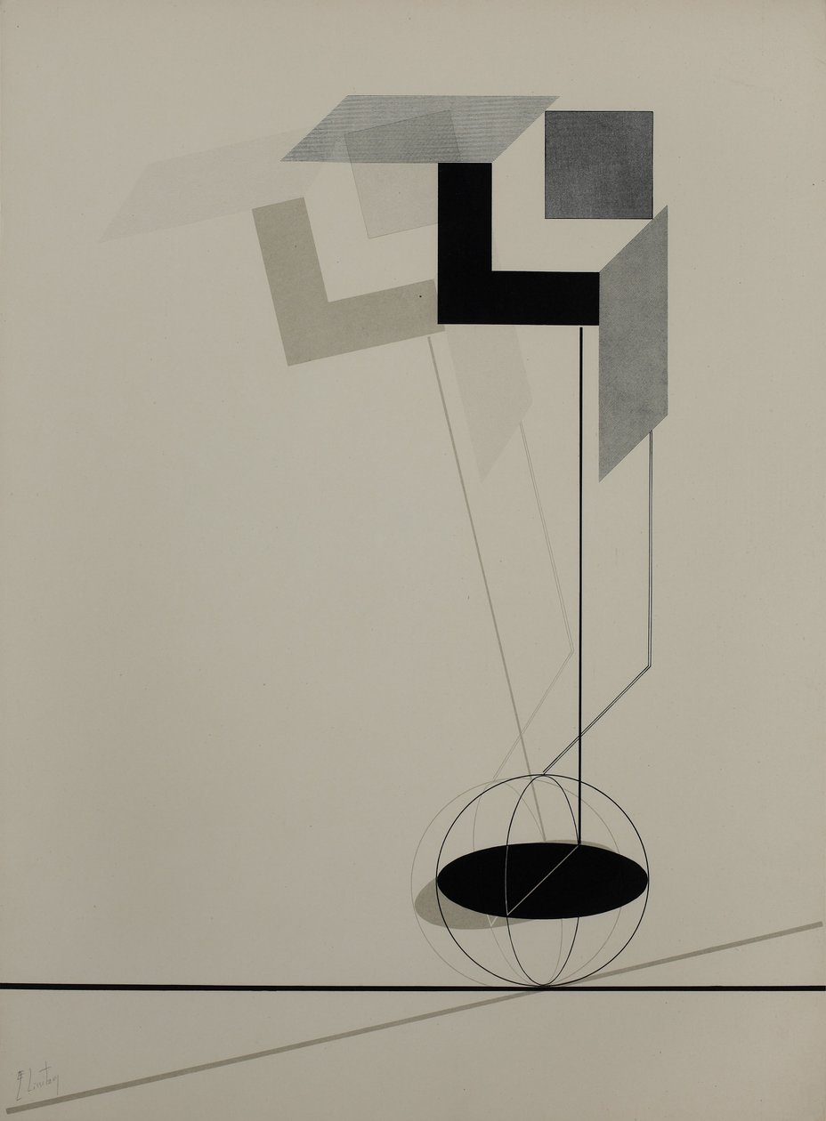 Kestnermappe Proun, Rob. Levnis et Chapman GmbH Hannover -2 - Eliezer Markowich Lissitzky