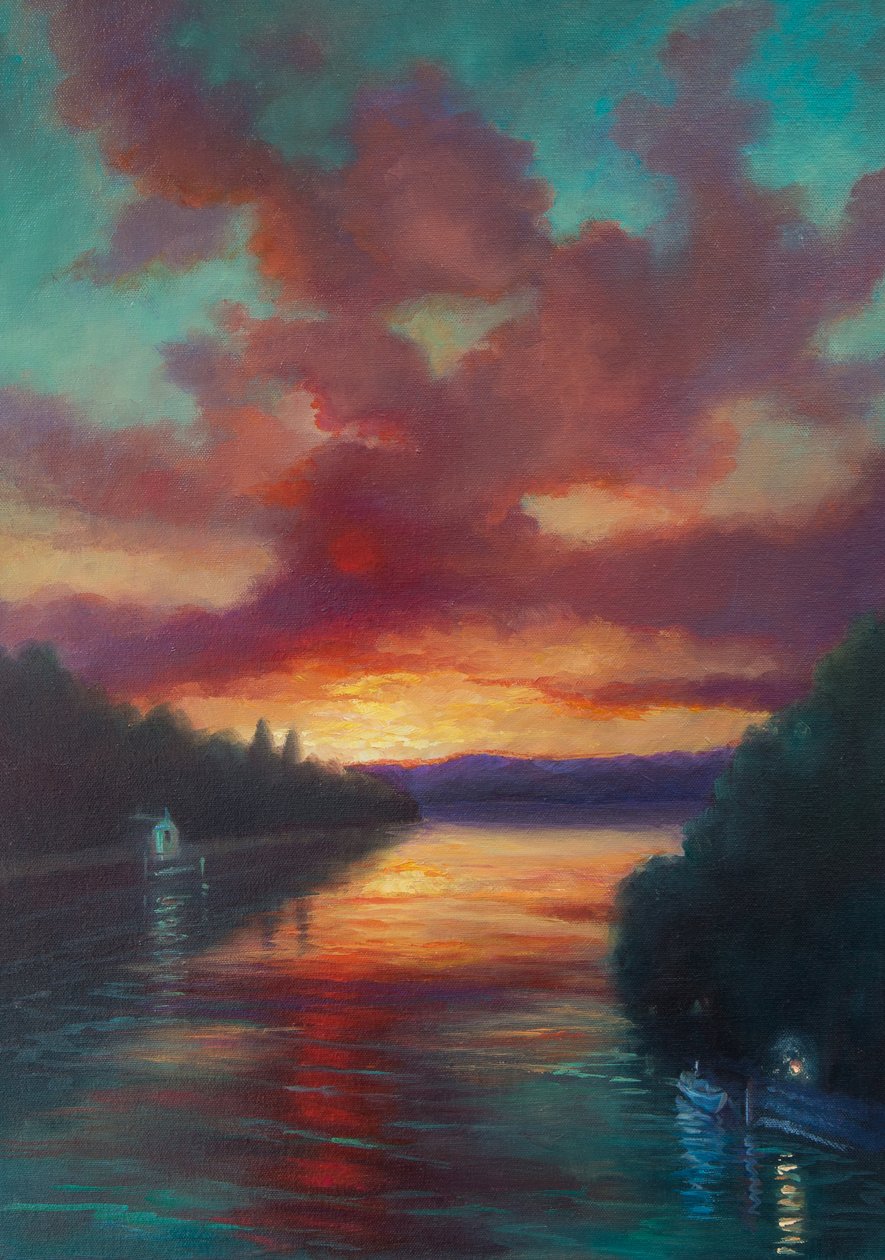 Lever de soleil à Richmond - Lee Campbell