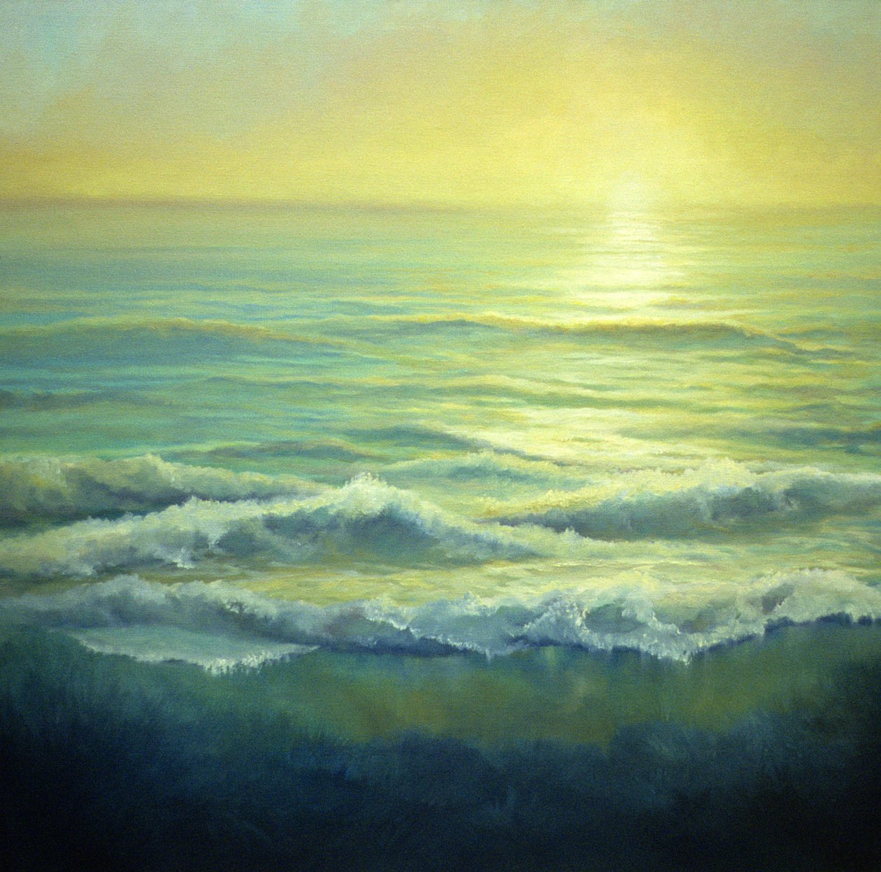 Brume dorée, 2004 Paysage marin - Lee Campbell