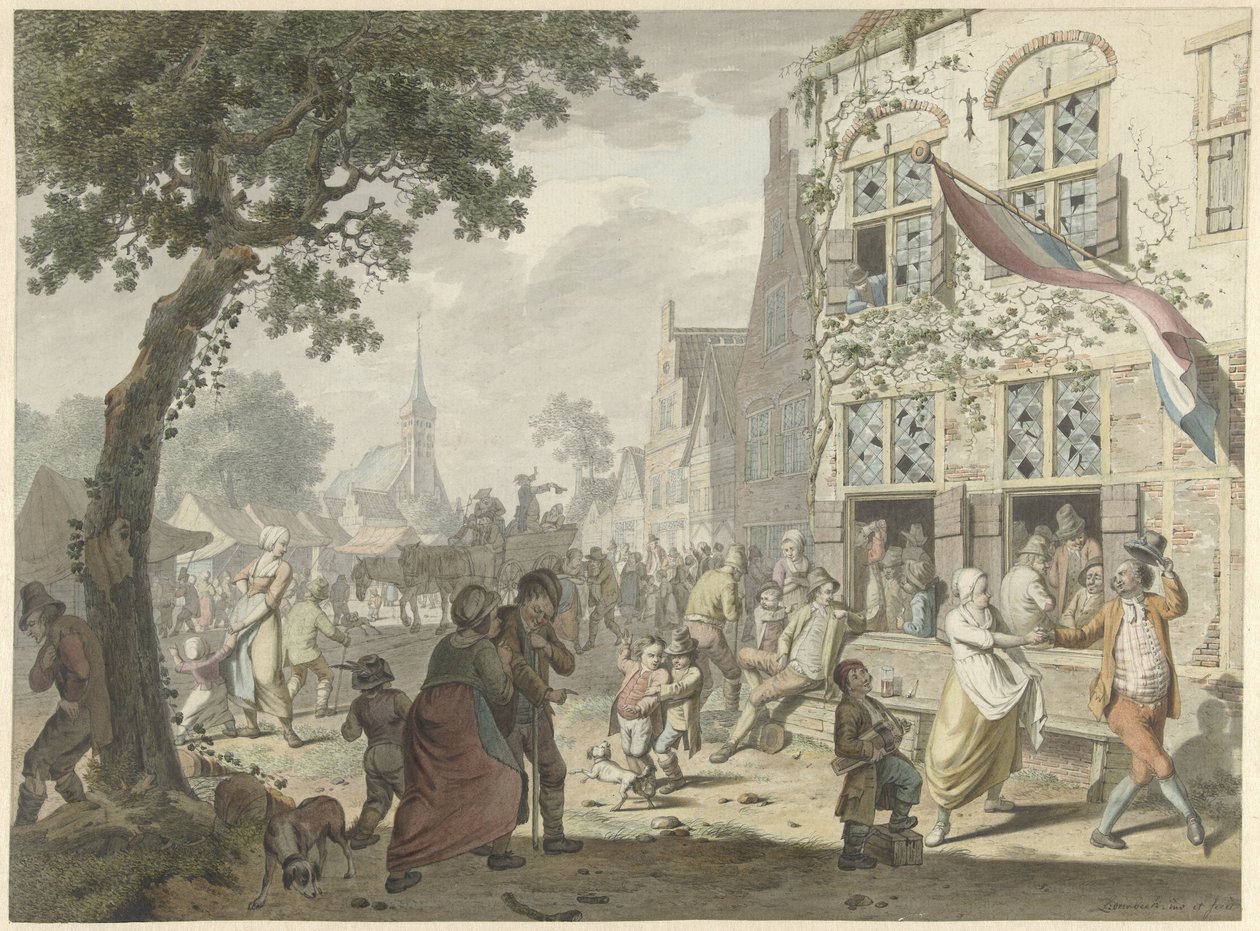 Fête de village - Leendert Overbeek