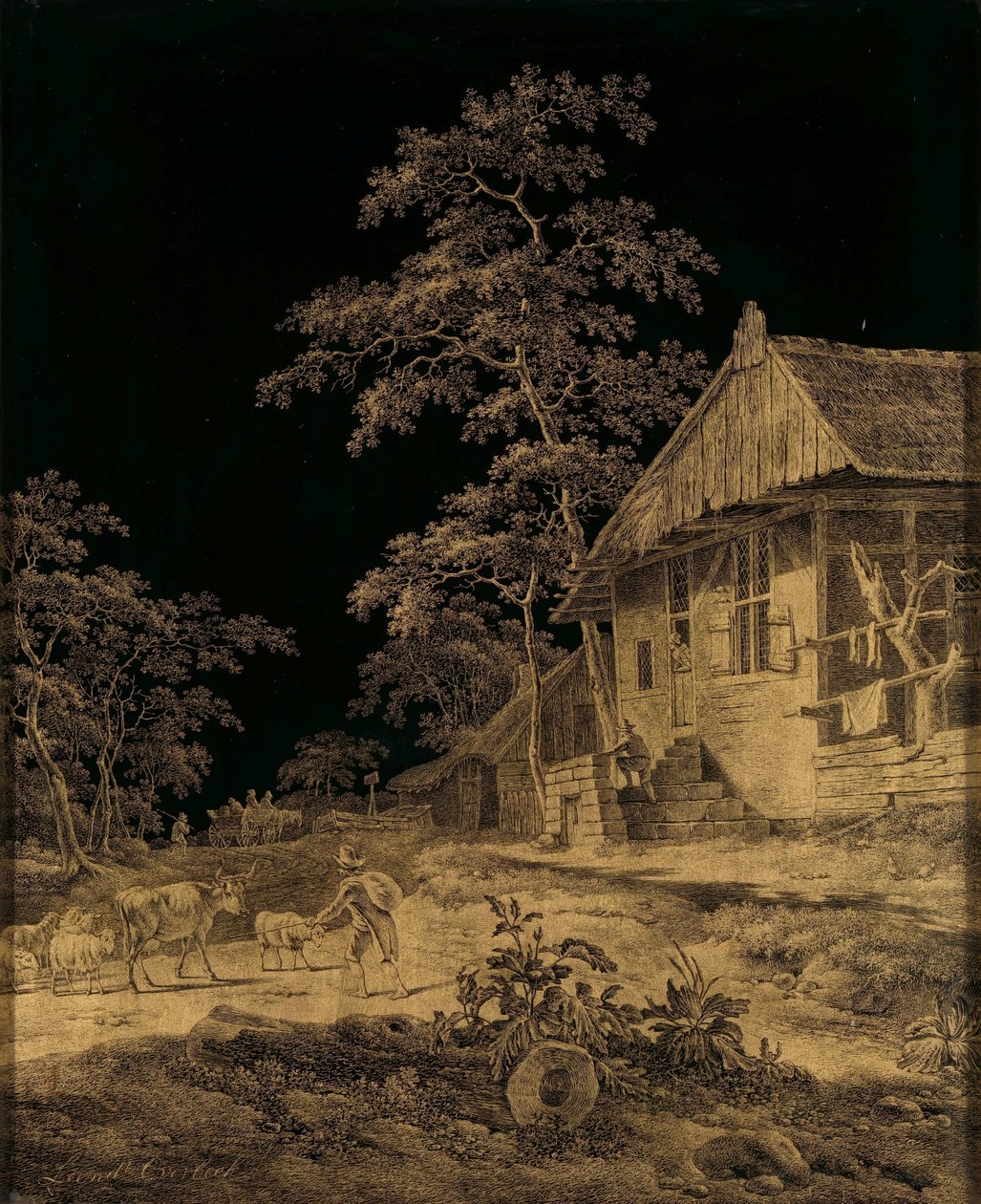 Berger à la ferme - Leendert Overbeek