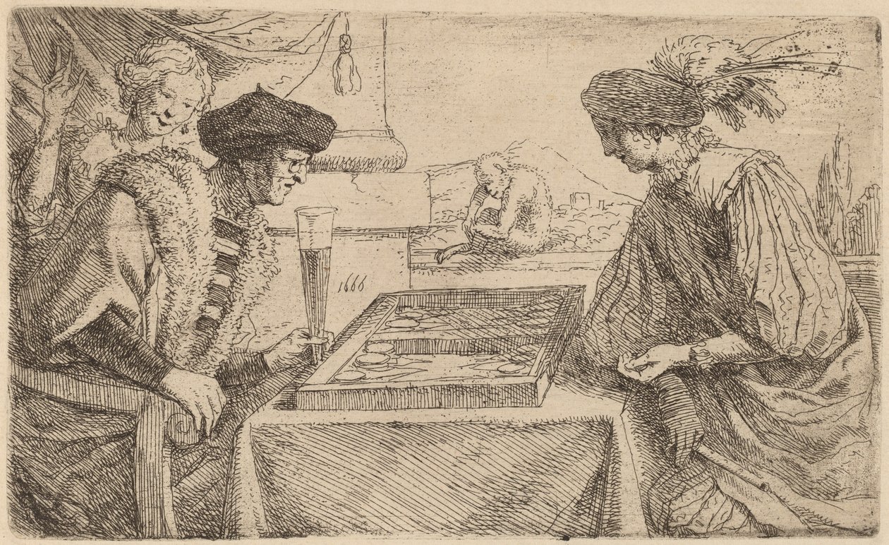 Les joueurs de plateau - Leendert van der Cooghen