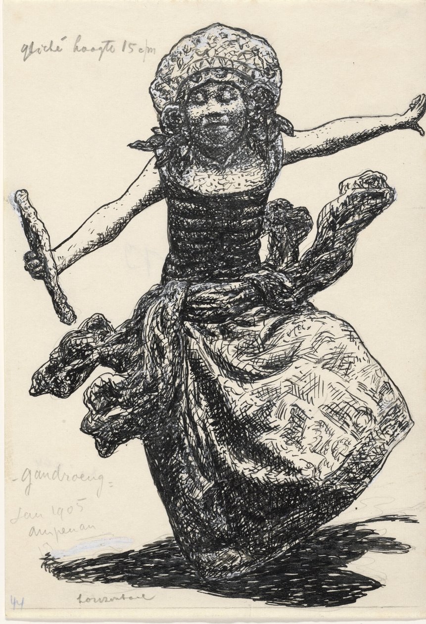 Danseuse Gandrung à Ampenan - Leo Gestel