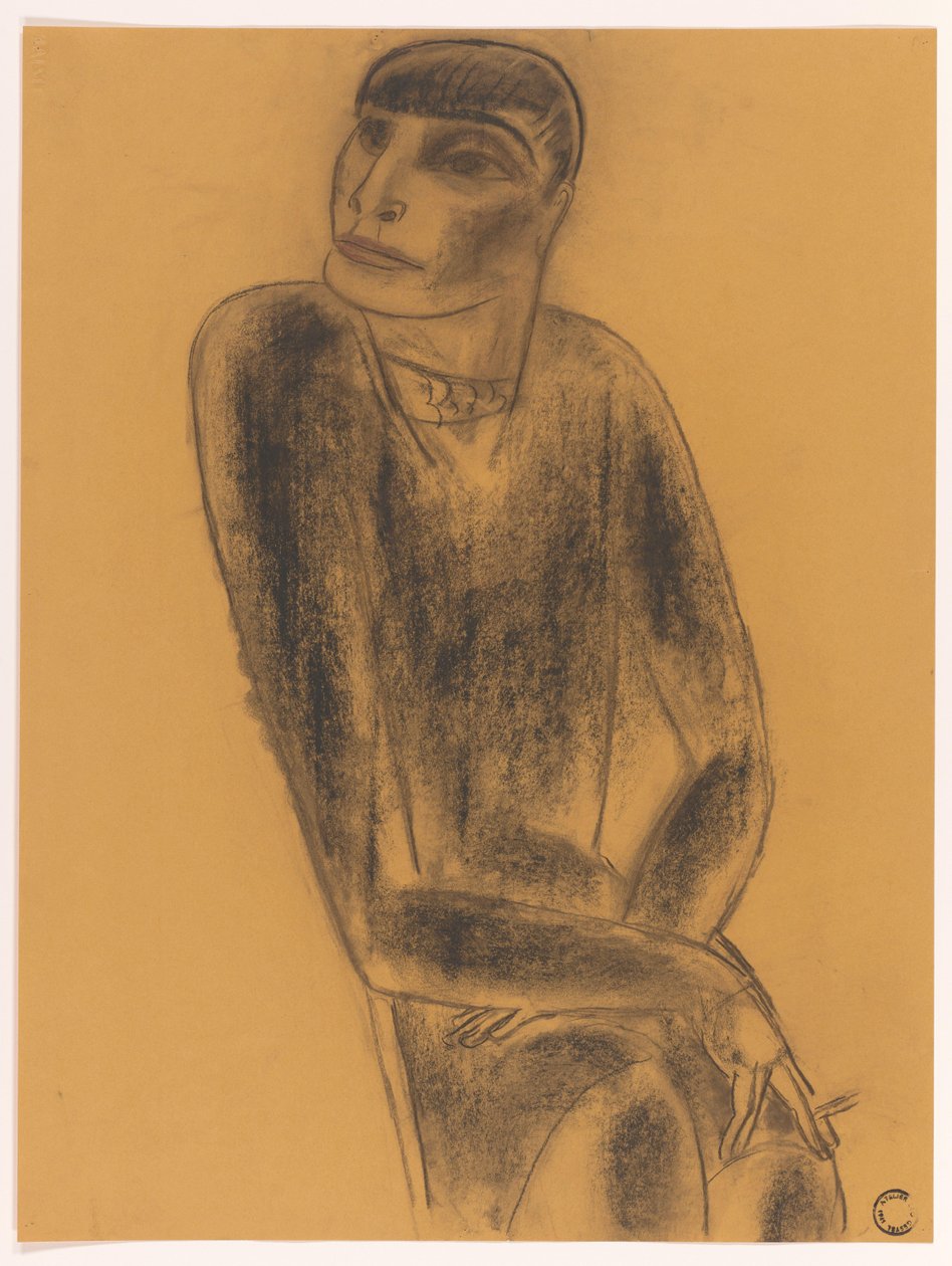 Femme fumant - Leo Gestel