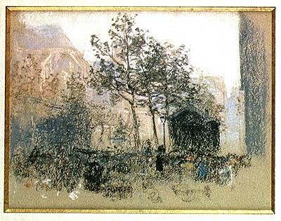 Les Halles, 1893 - Leon Augustin Lhermitte