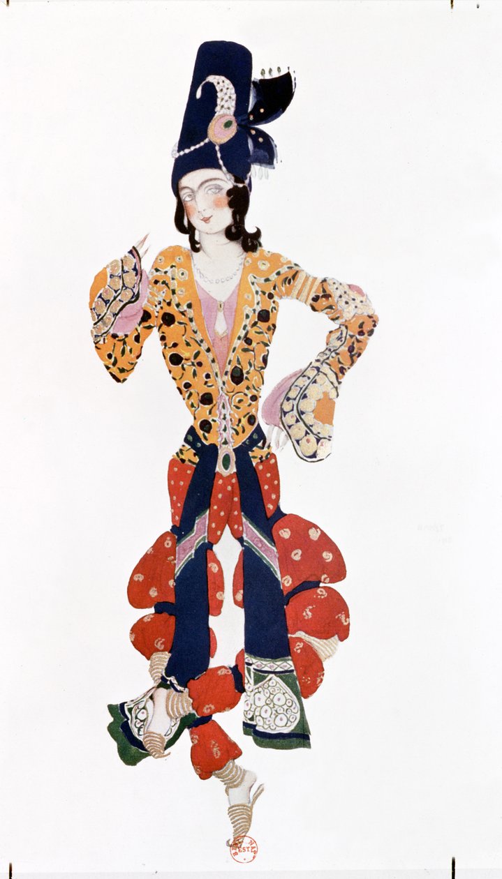 Costume pour Nijinsky (1890-1950) dans le ballet 