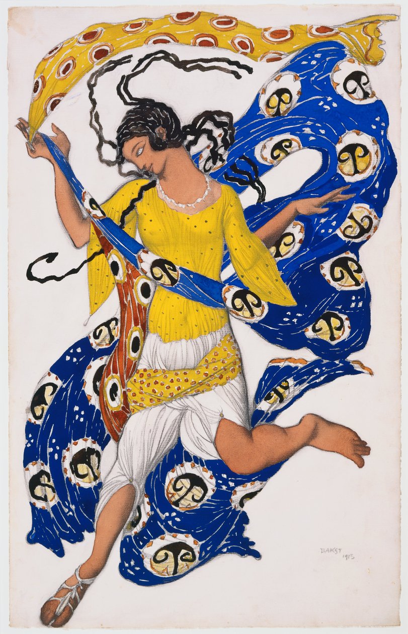 Le Papillon (Costume pour Anna Pavlova) - Leon Bakst