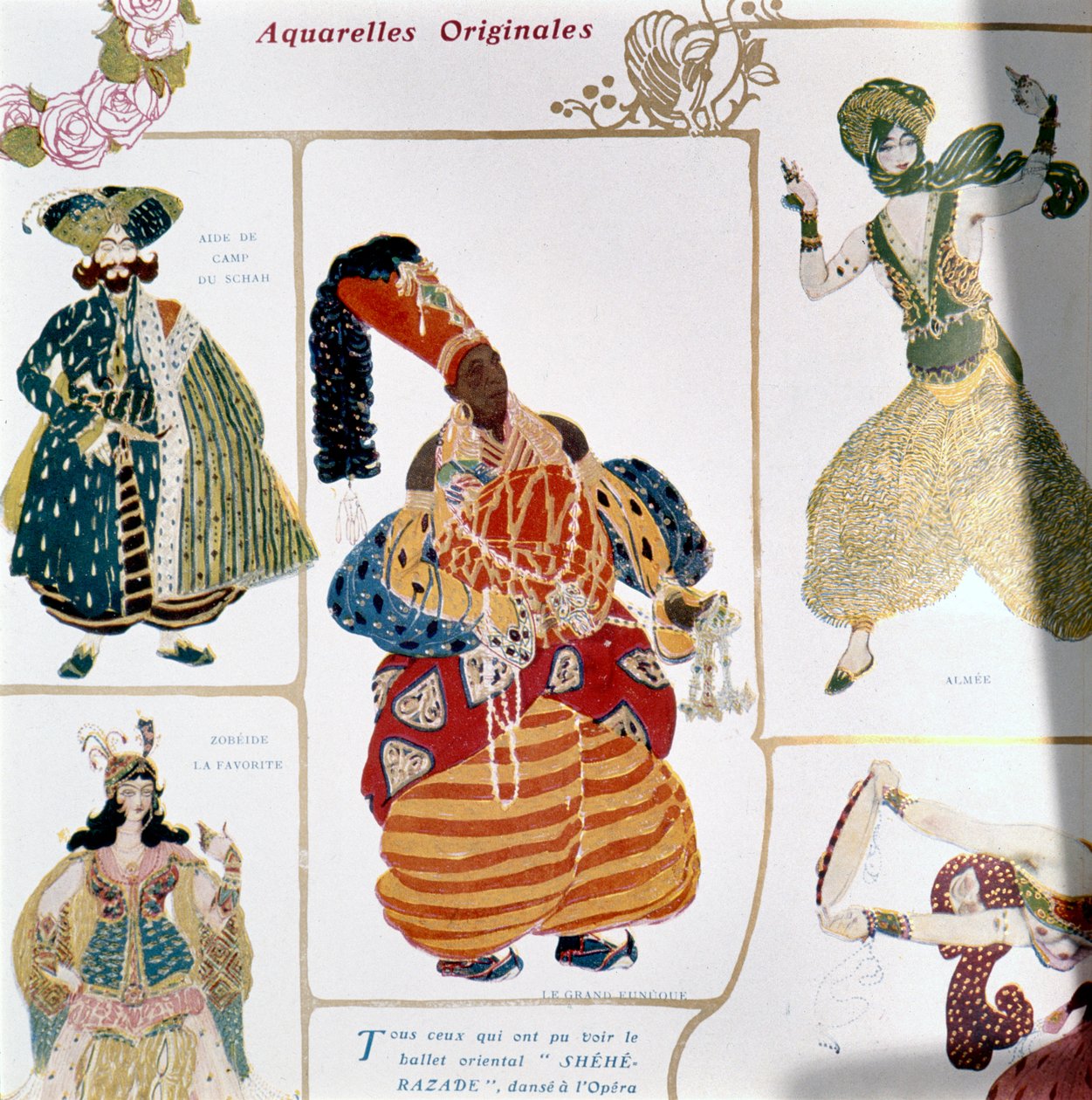 Le Grand Eunuque, costume pour la production de ballet 